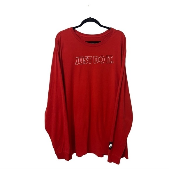 Nike, Just Do It, Long Sleeve T-Shirt, Size 4XL Tall - Picture 3 of 6